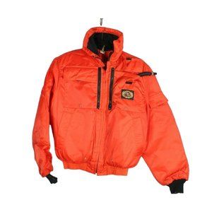 Men's Orange Bomber Jacket